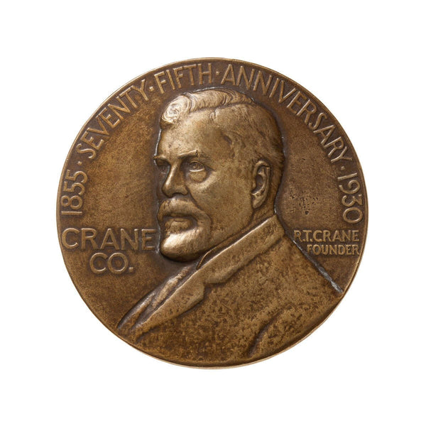 United States of America Bronze 1930 - 75th Anniversary Crane Co. Chicago 1855-1930