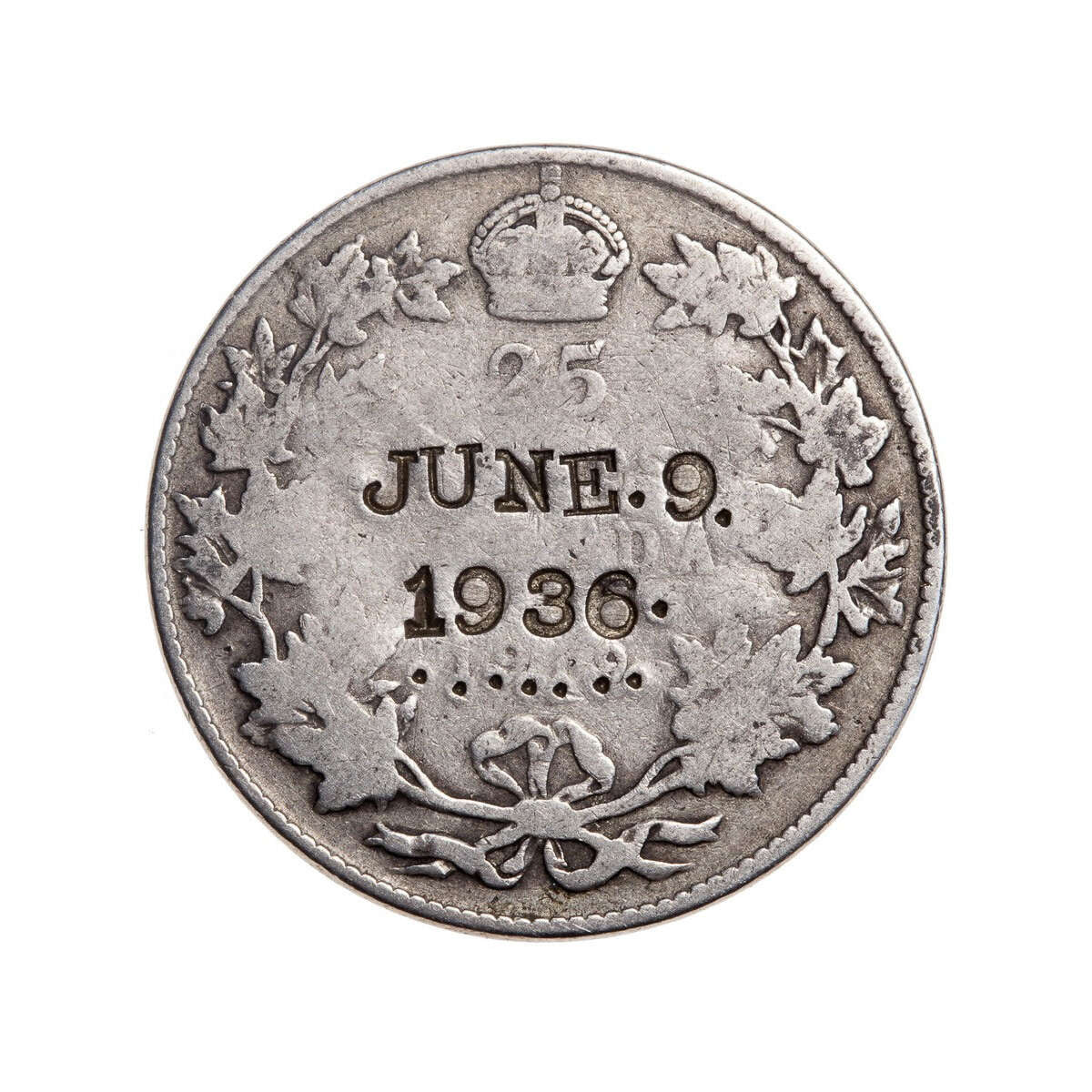 Love Token - "Martha From Alex" on a George V .25 host coin