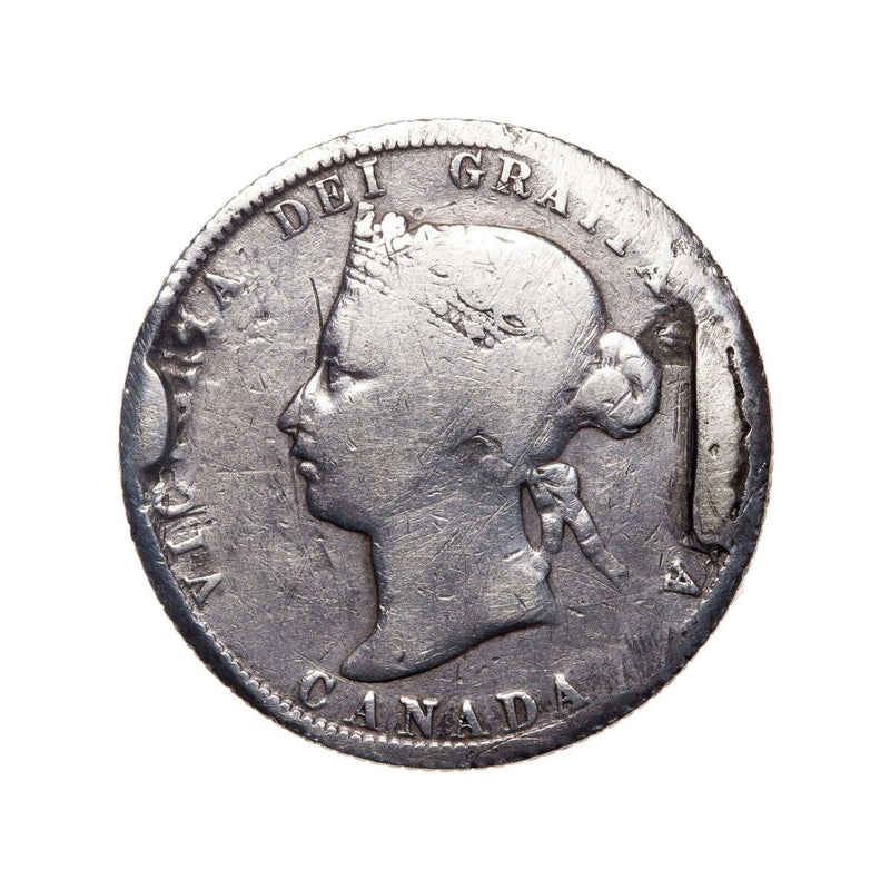 Love Token - "G.M." on a Victorian .25 host coin