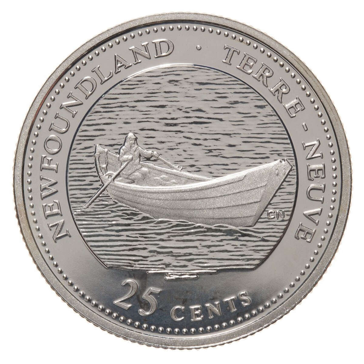 1992 25c 125th Anniversary of Canada Silver Proof: Newfoundland