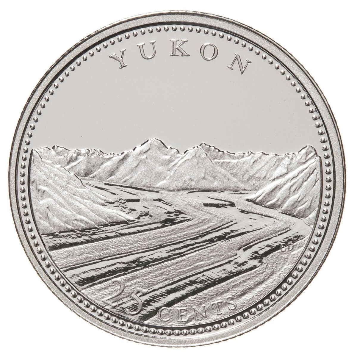 1992 25c 125th Anniversary of Canada Silver Proof: Yukon