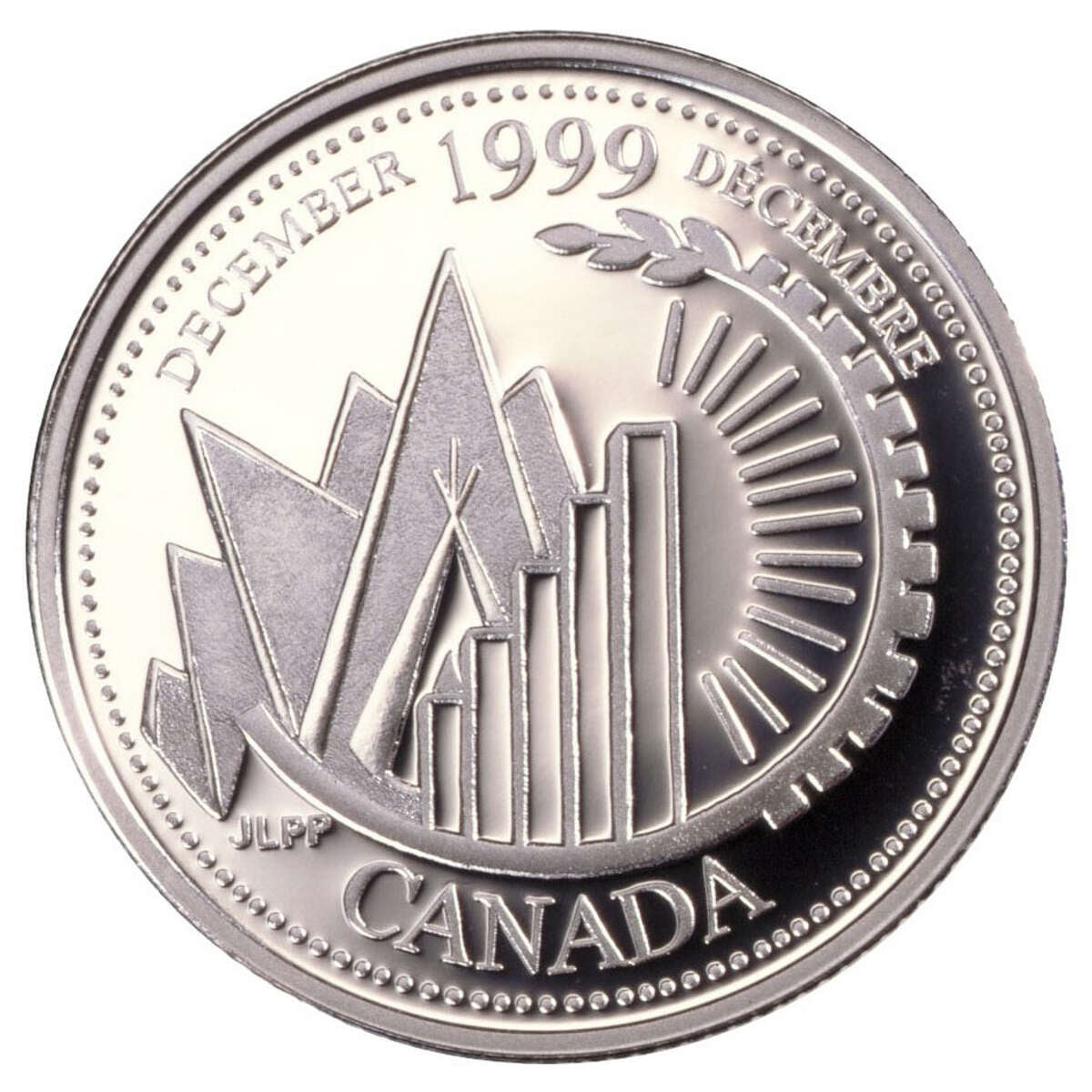 1999 25c December, This is Canada - Millennium Proof Sterling Silver Proof Coin