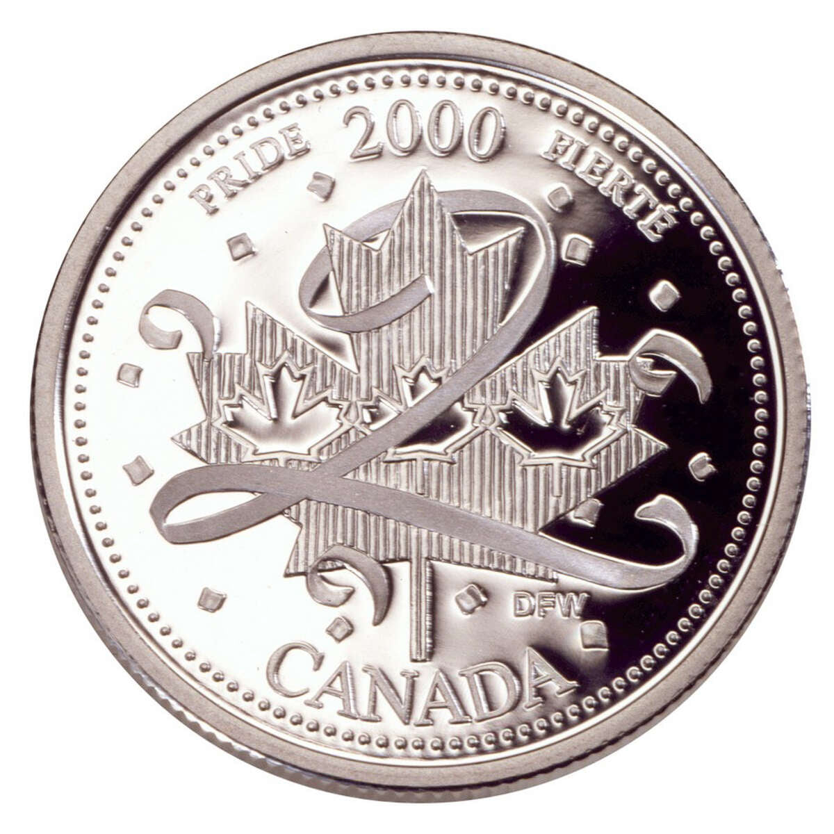 2000 25c January, Pride - Millennium Proof Sterling Silver Coin