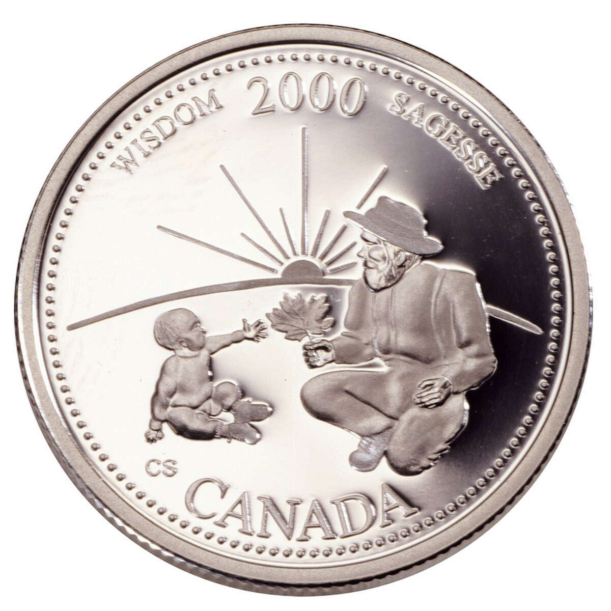 2000 25c September, Wisdom - Millennium Proof Sterling Silver Proof Co