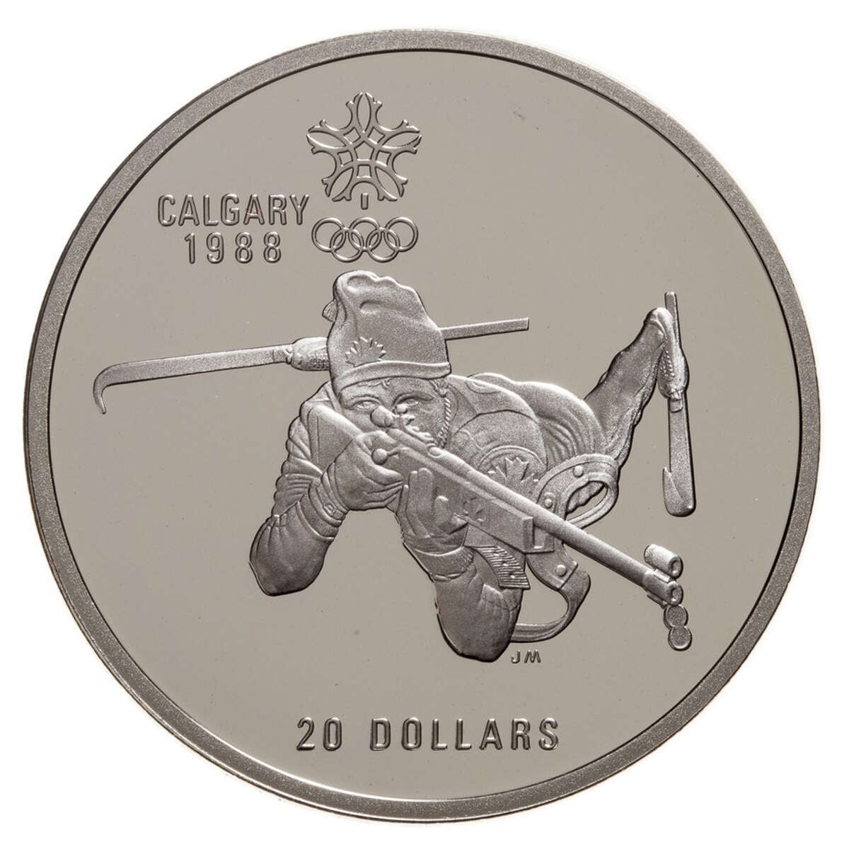 1985-1988 $20 Calgary Olympic Winter Games - Sterling Silver Set