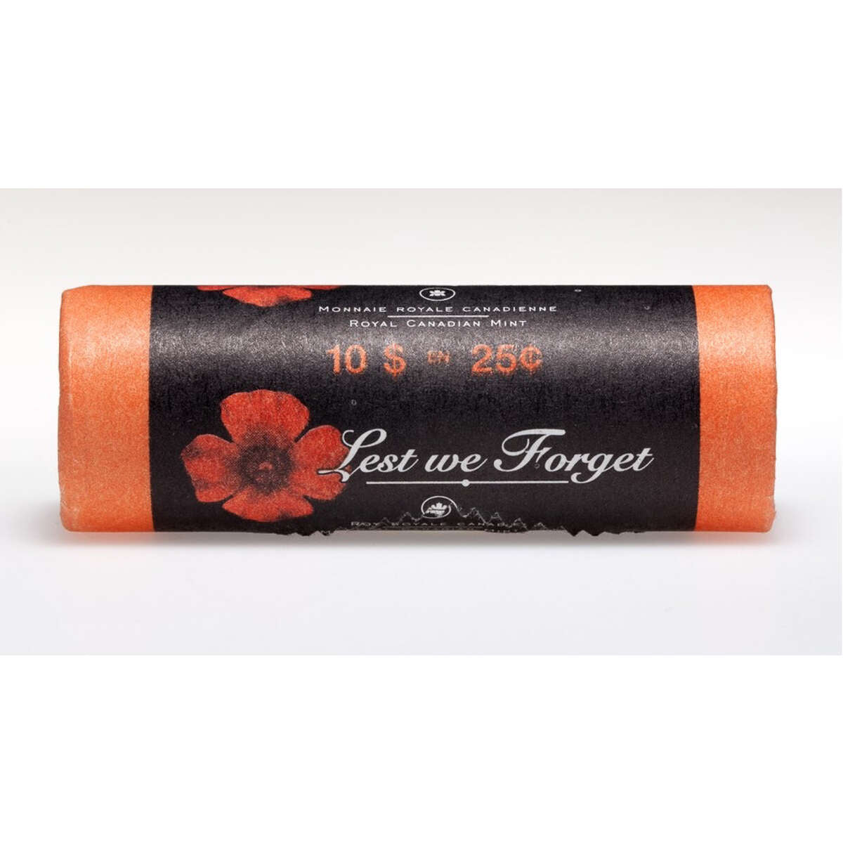 2004 25 Cent Coloured Poppy Roll