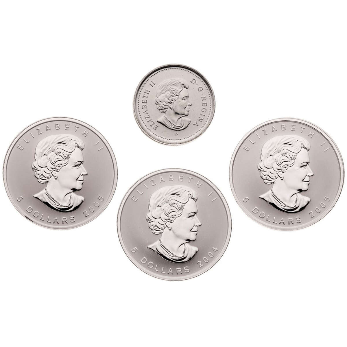 2005 $5 Legacy of Liberty - Pure Silver 4-Coin Set