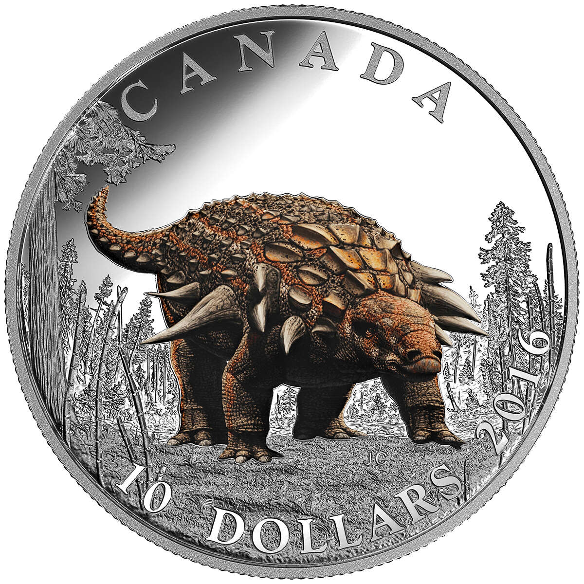 2016 $10 Day of the Dinosaurs - 3 Coin Pure Silver Set in Display Case