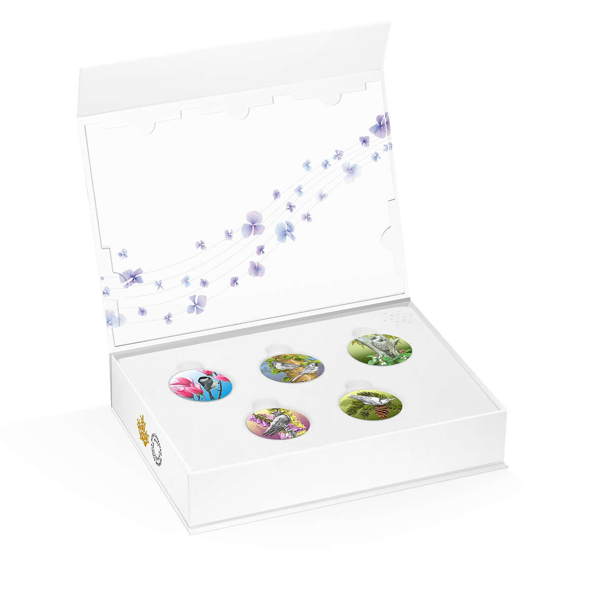 2017 $10 Birds Among Nature's Colours - 5 Coin Pure Silver Set