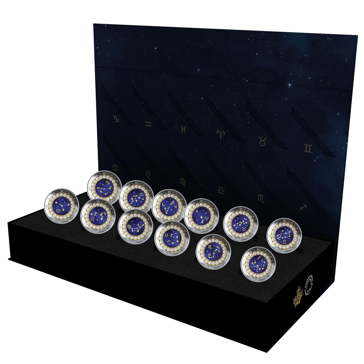 2019 Zodiac Series - Pure Silver 12 Coin Set