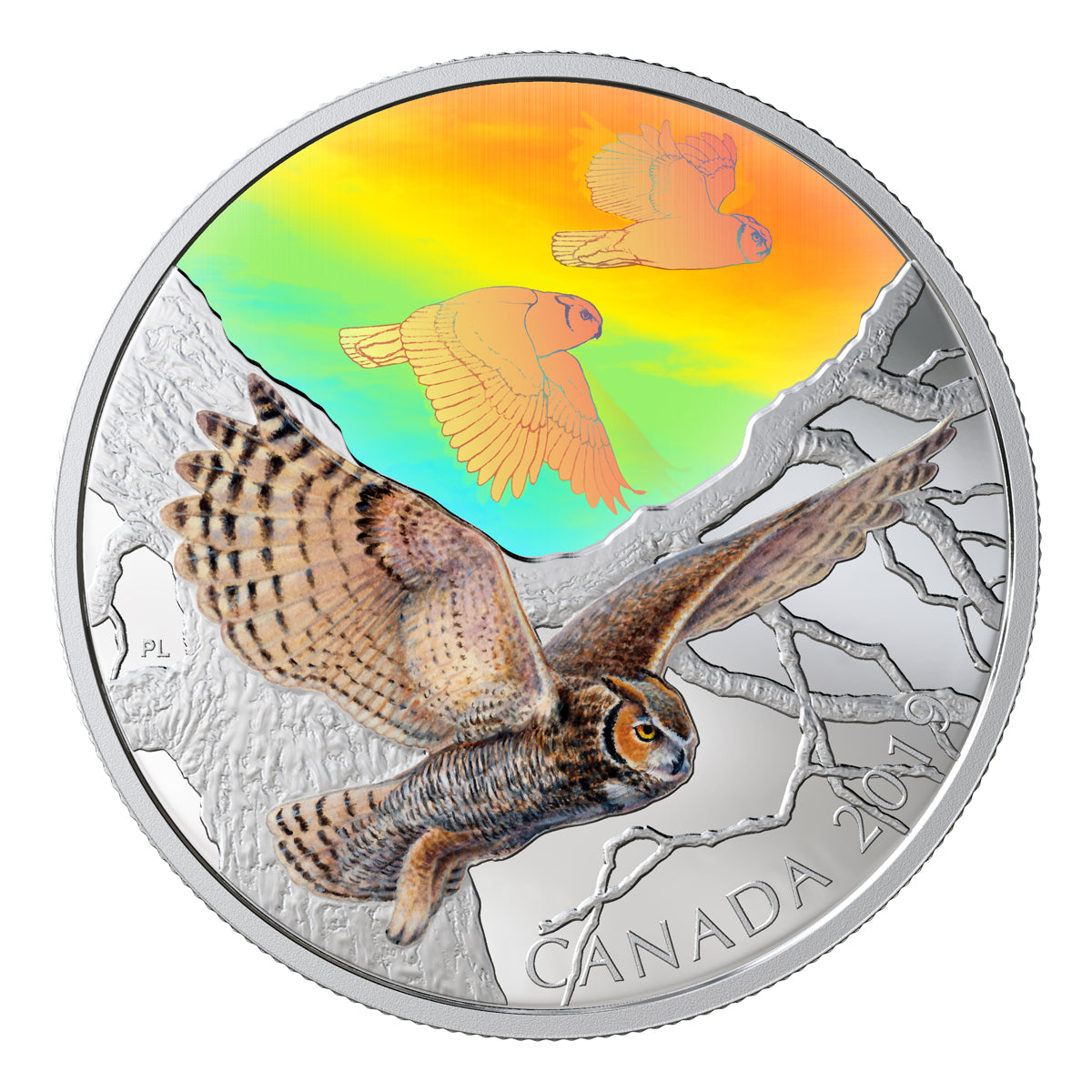 2019 $30 Majestic Birds in Motion - Pure Silver 3-Coin Set <i>(No Certificate)</i>