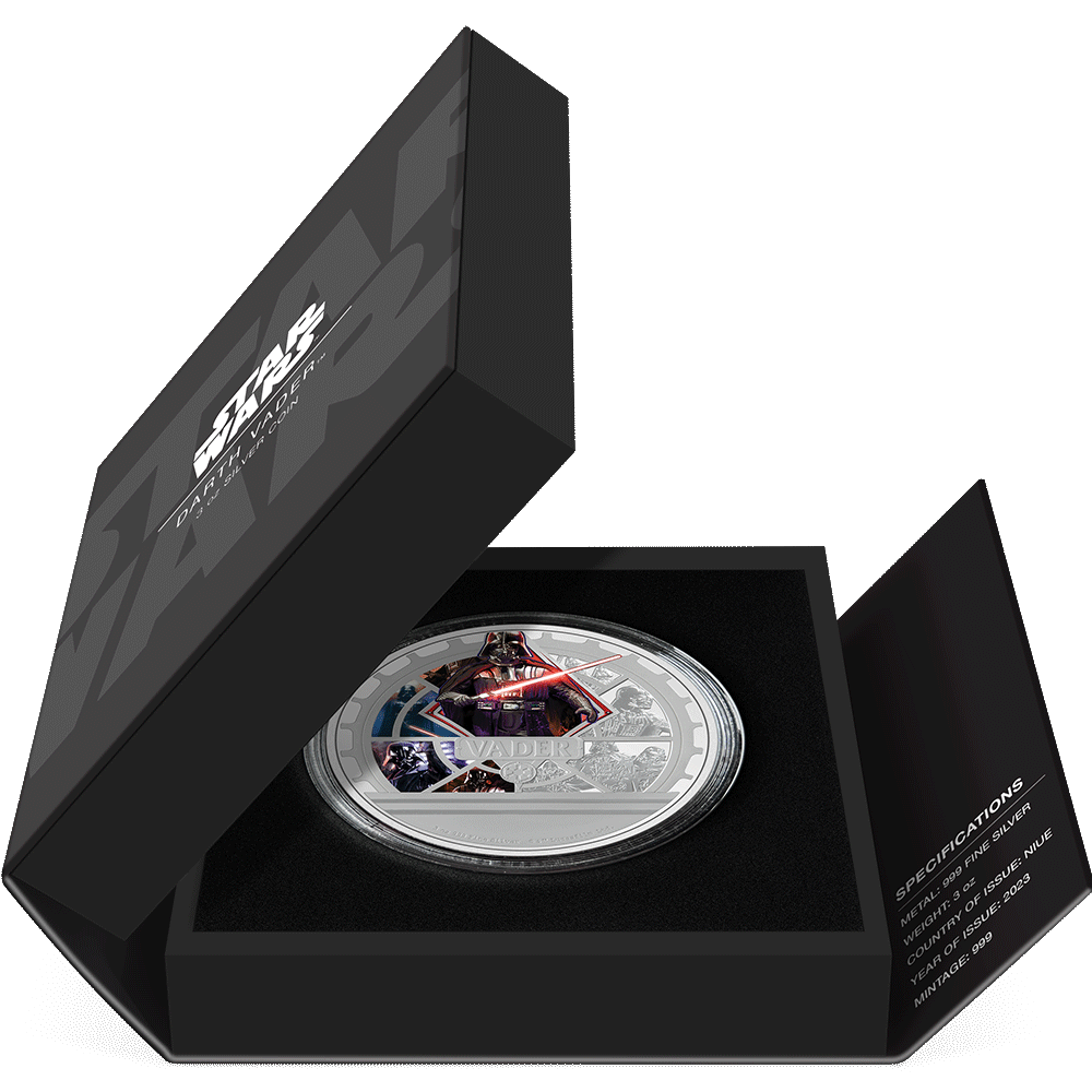 2023 $10 Star Wars: Darth Vader - Pure Silver Coin