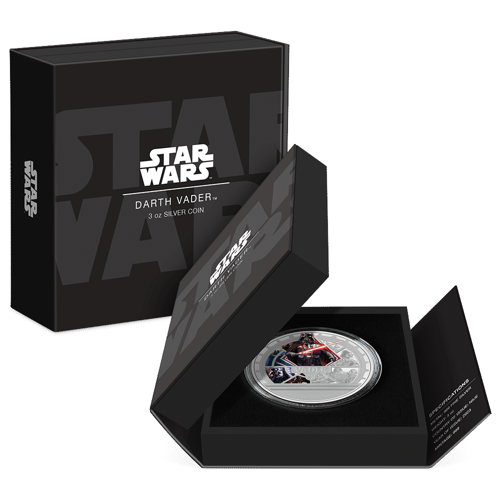 2023 $10 Star Wars: Darth Vader - Pure Silver Coin