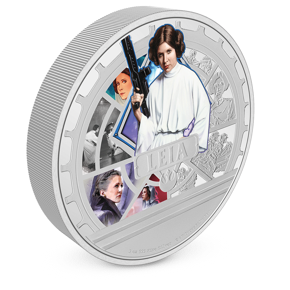 2023 $10 Star Wars: Princess Leia - Pure Silver Coin