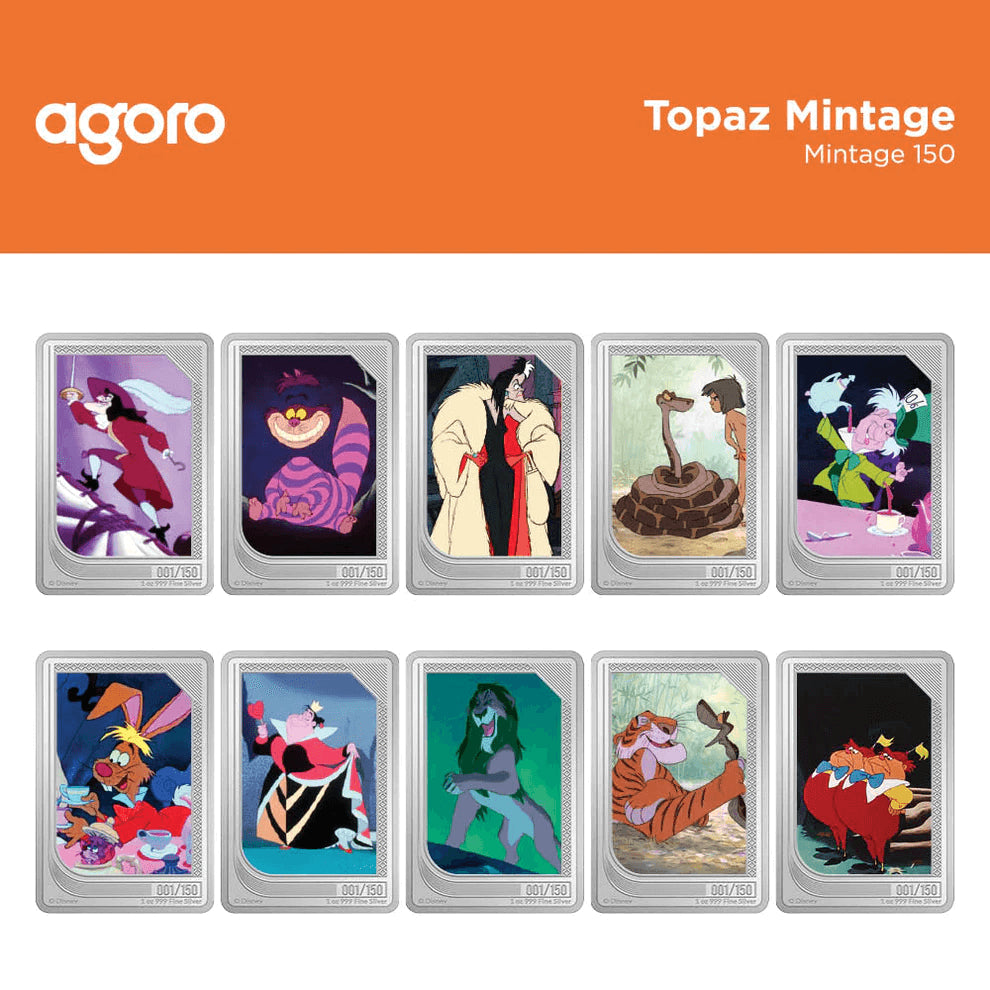 2024 $2 Disney Pure Silver Trading Coins