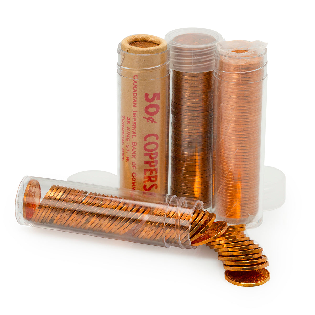 1 Cent Coin Basics - Brilliant Uncirculated Coin Rolls