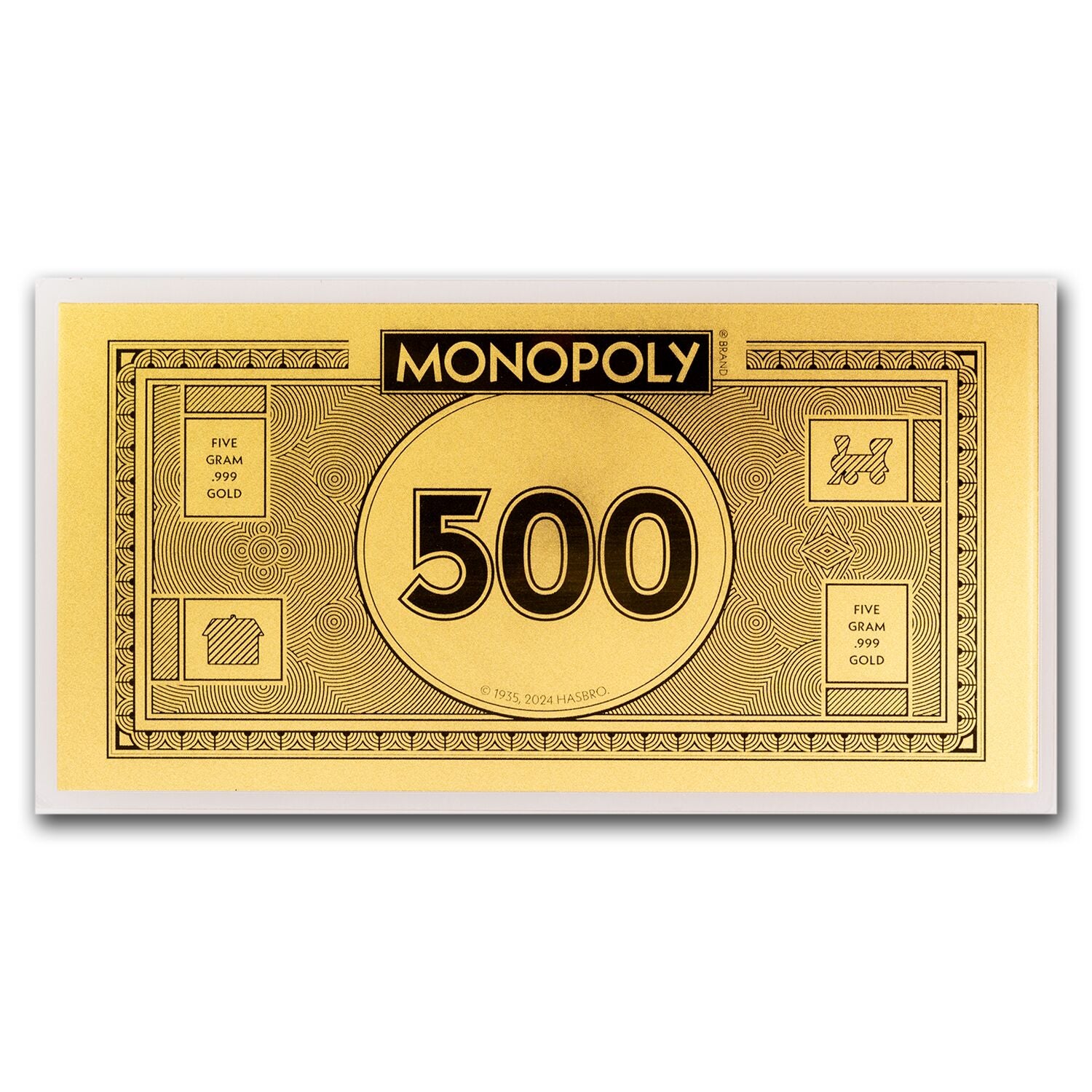 2024 50 Tala Monopoly 5g Gold Currency Note