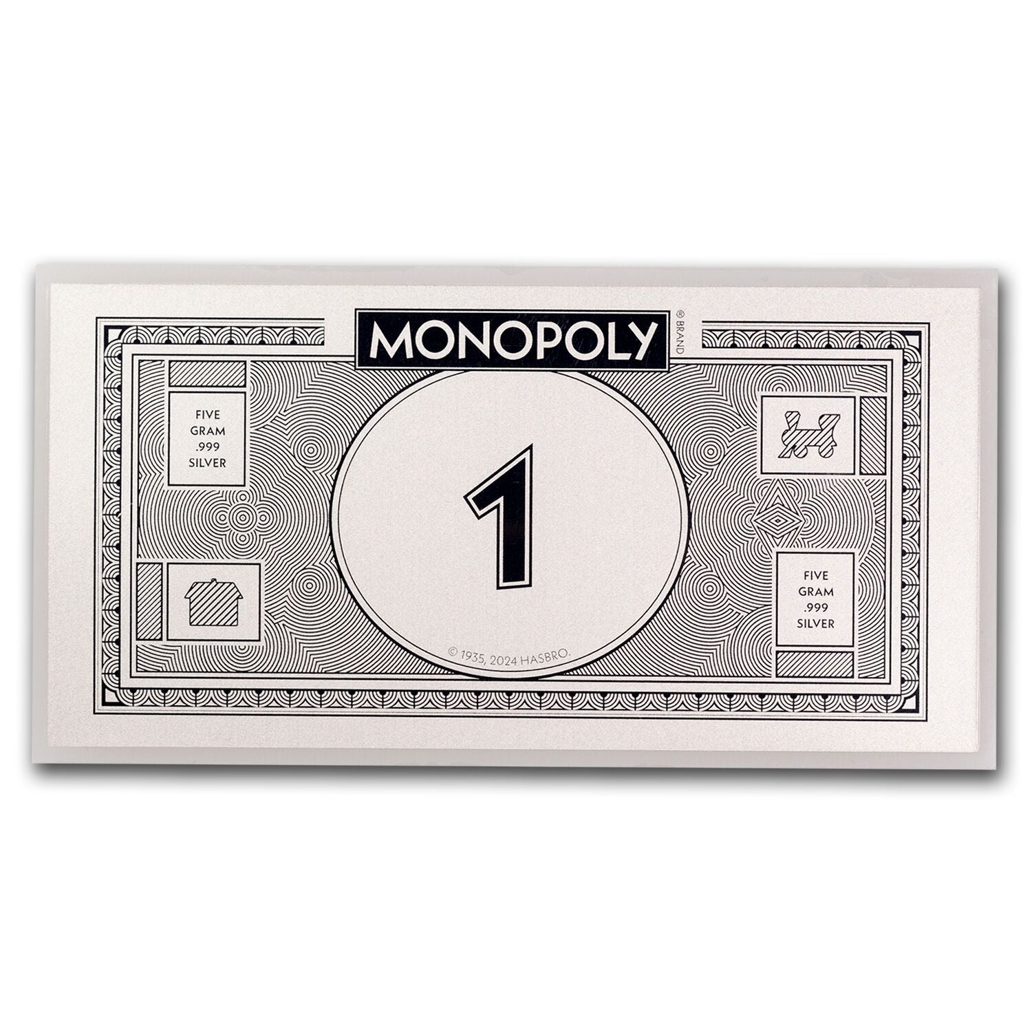 2024 $1 Monopoly Silver Currency Note