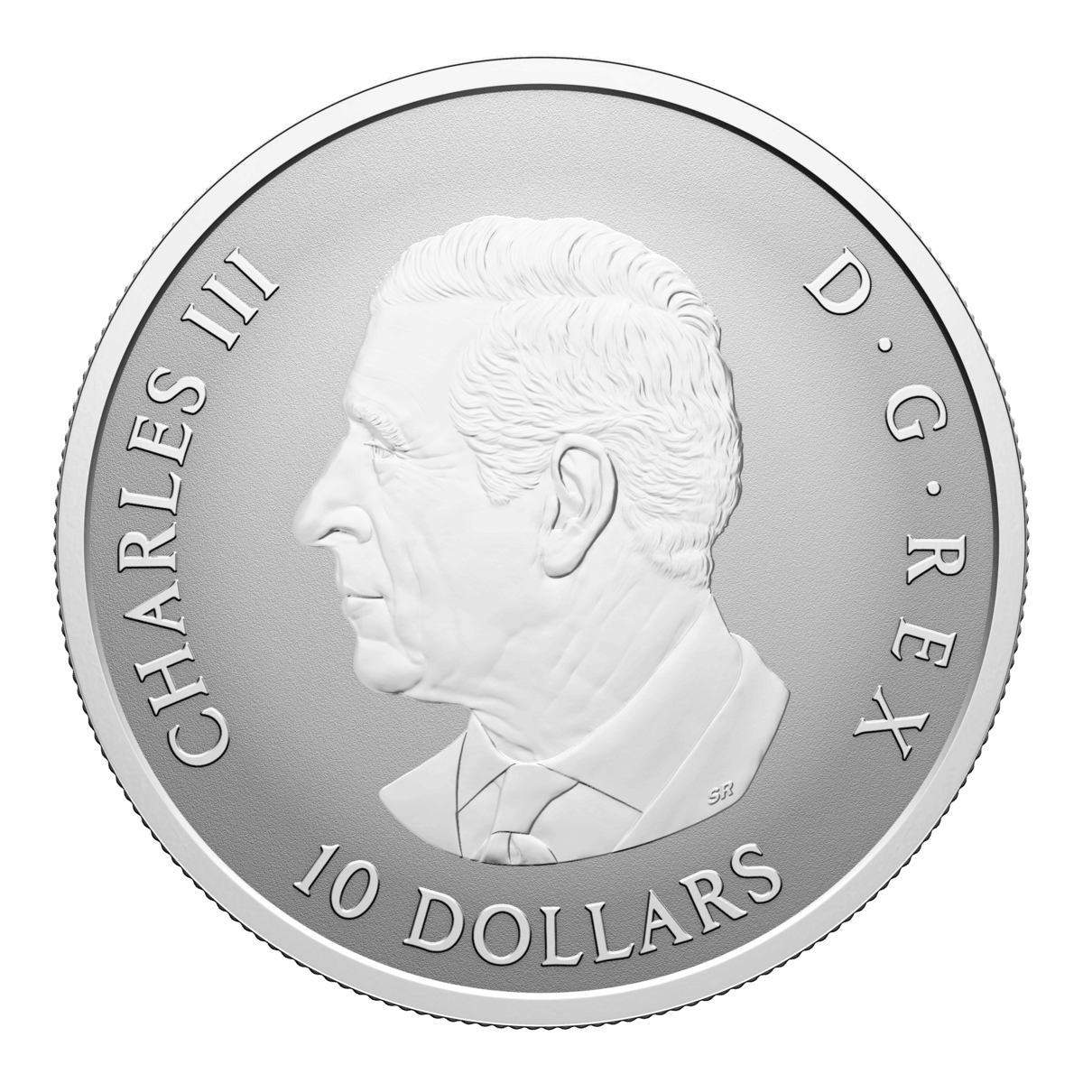 2025 $10 Gleaming Maple Leaves - Pure Silver Coin