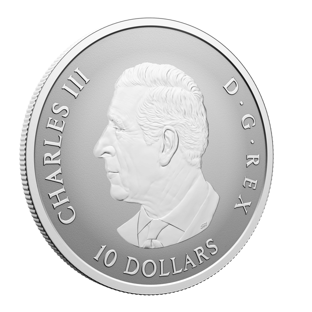 2025 $10 Gleaming Maple Leaves - Pure Silver Coin