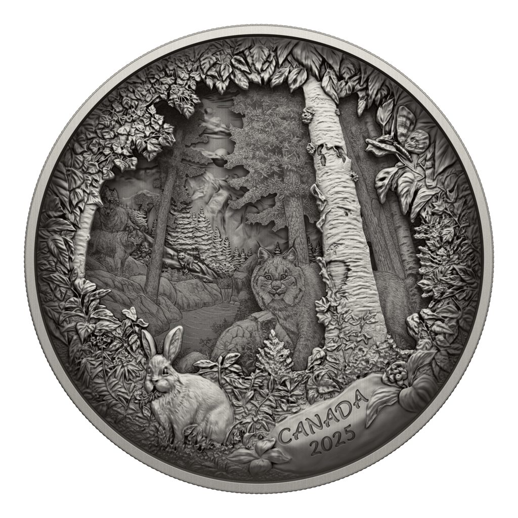 2025 $175 Predator or Prey In Shadow Box - Pure Silver Coin