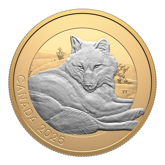 2025 $20 Animal Portraits: Grey Wolf - Pure Silver Coin