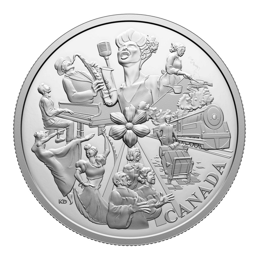 2025 $20 Commemorating Black History: Hogan's Alley - Pure Silver Coin