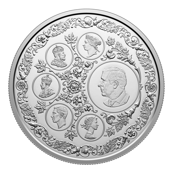 2025 $50 Legacy of the Crown - Pure Silver Coin