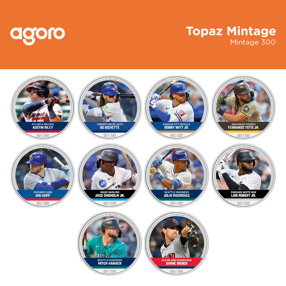 2024 $2 Major League Baseball - Pure Silver Trading Coins