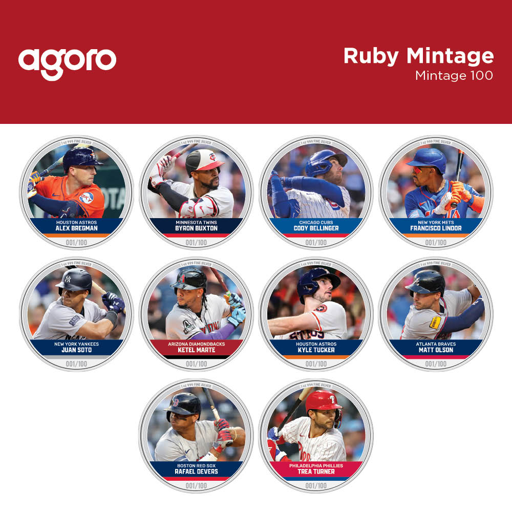 2024 $2 Major League Baseball - Pure Silver Trading Coins