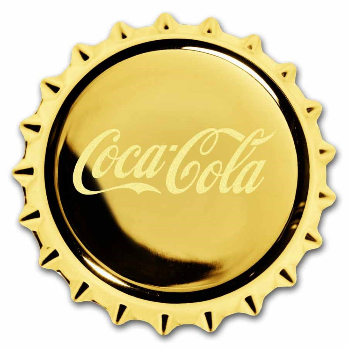 2025 $8 Coca-Cola Bottle Cap - Pure Gold Coin