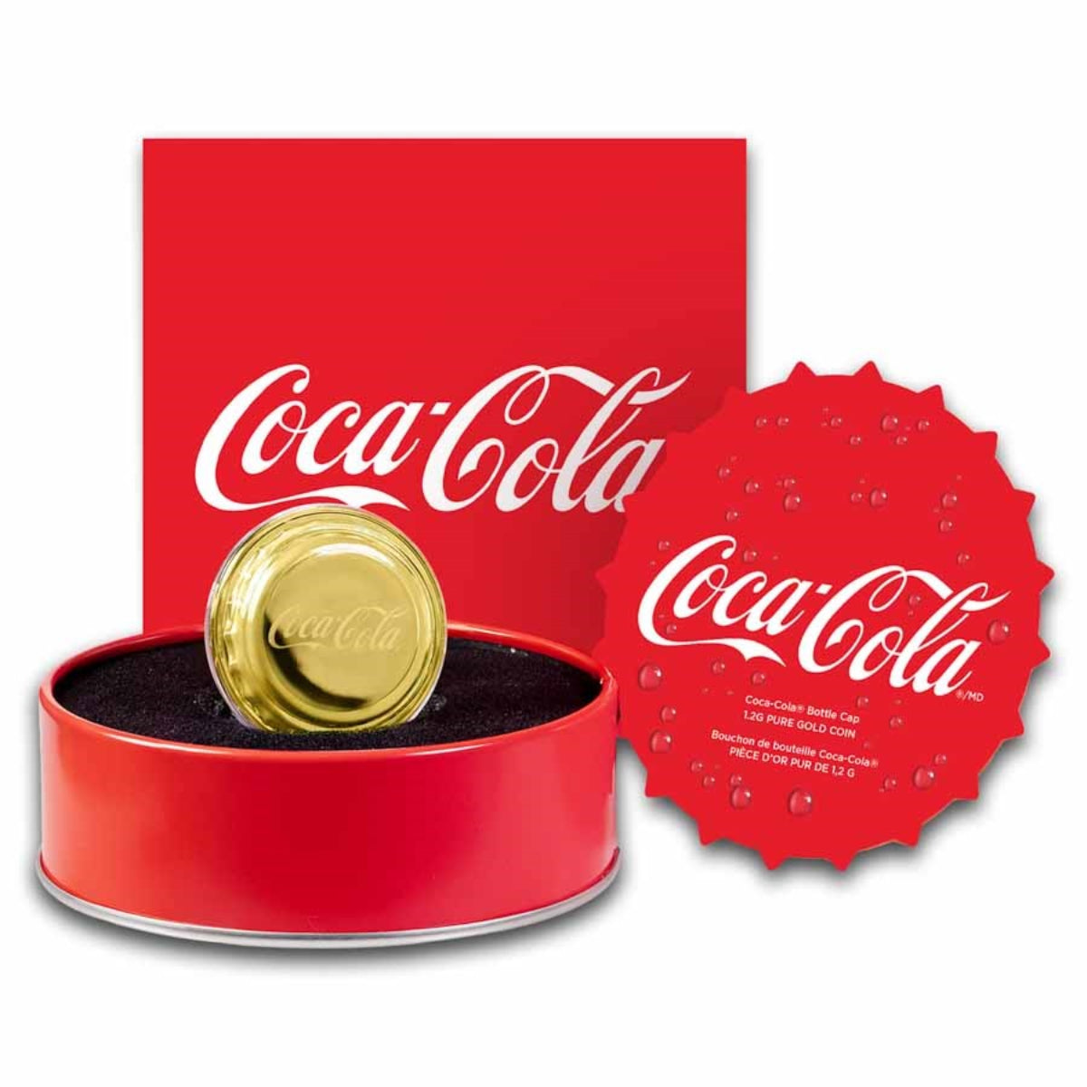 2025 $8 Coca-Cola Bottle Cap - Pure Gold Coin