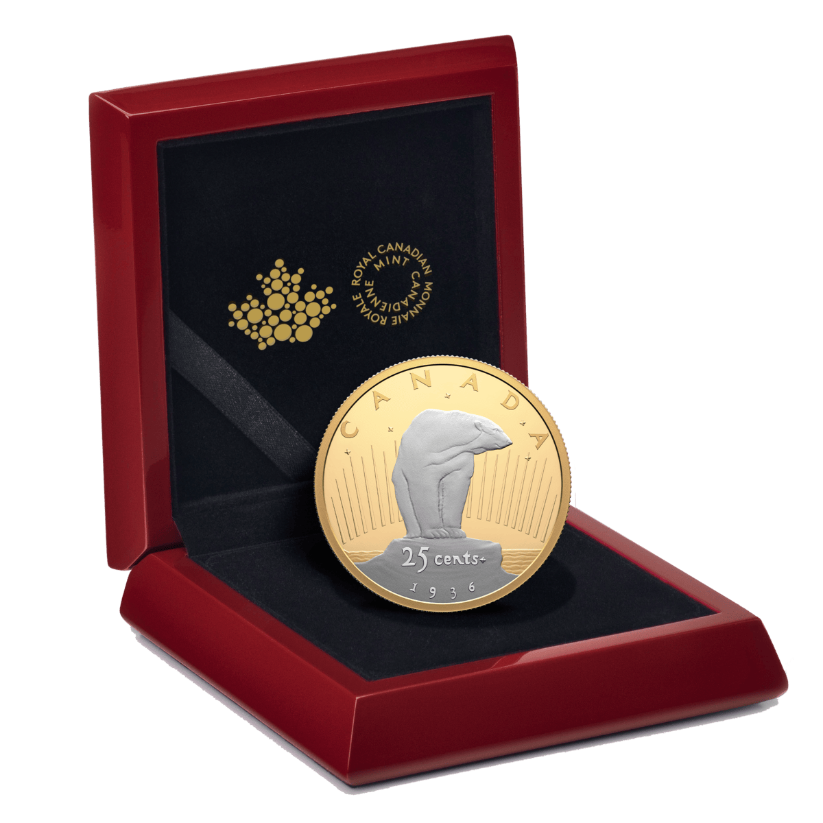 2025 25 Cent Lost Designs From the Archives: Emanuel Hahn's Polar Bear - Pure Silver Coin