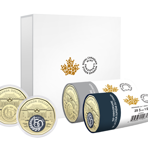 2025 $1 Supreme Court of Canada 150th Anniversary Special Wrap Roll Bo