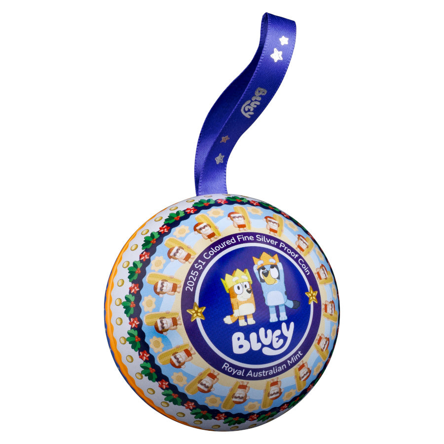 2025 $1 Bluey Christmas – Pure Silver Coin