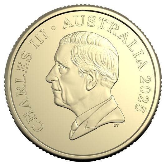 2025 $1 Bluey Christmas Coloured Uncirculated Coin