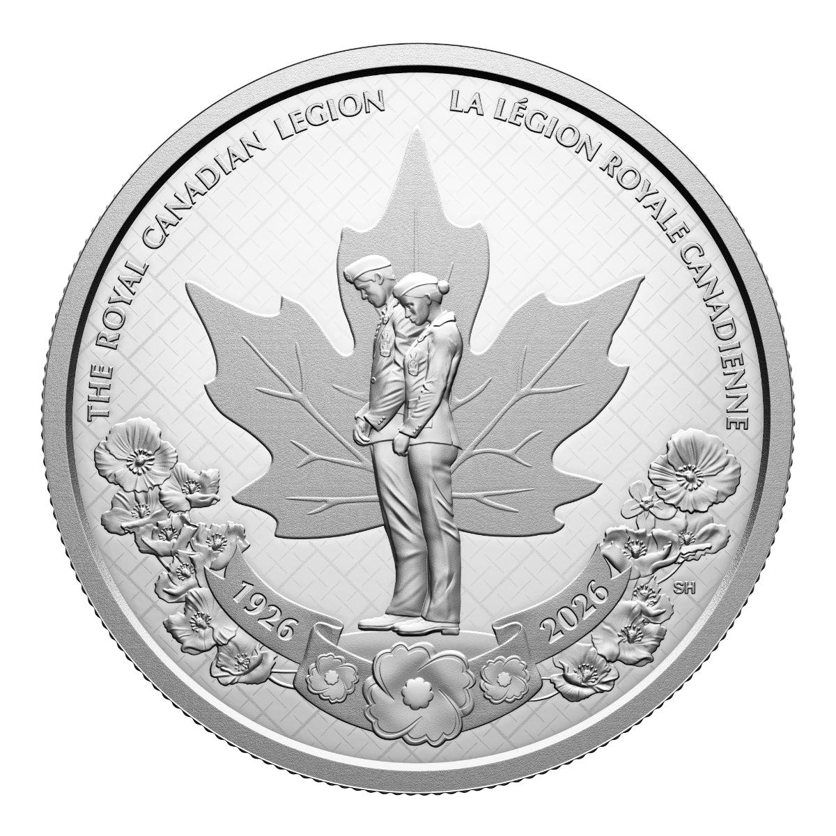 2026 $1 100th Anniversary of the Royal Canadian Legion - Pure Silver Coin