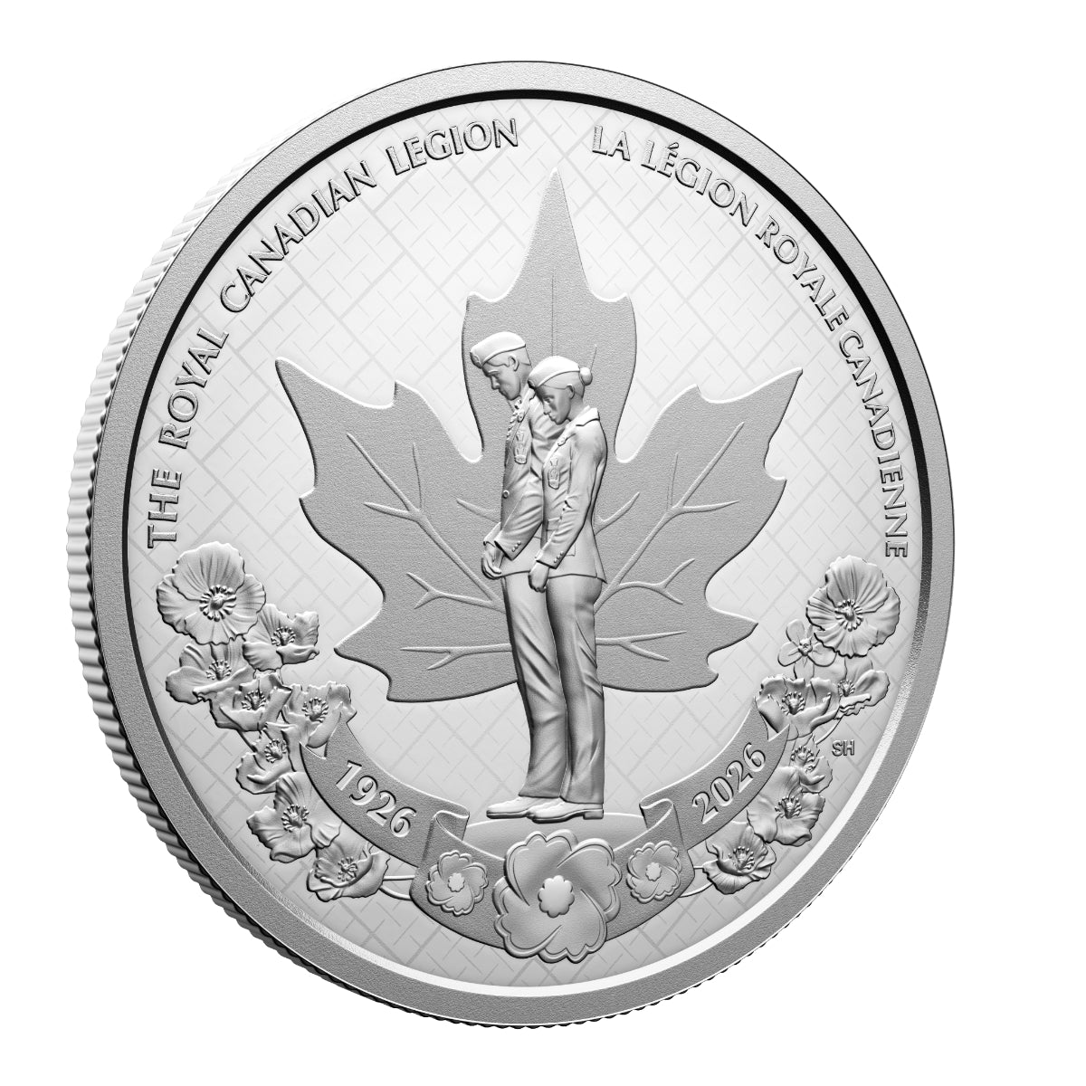 2026 $1 100th Anniversary of the Royal Canadian Legion - Pure Silver C