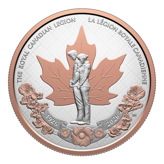 2026 100th Anniversary of the Royal Canadian Legion - Pure Silver Proof Set