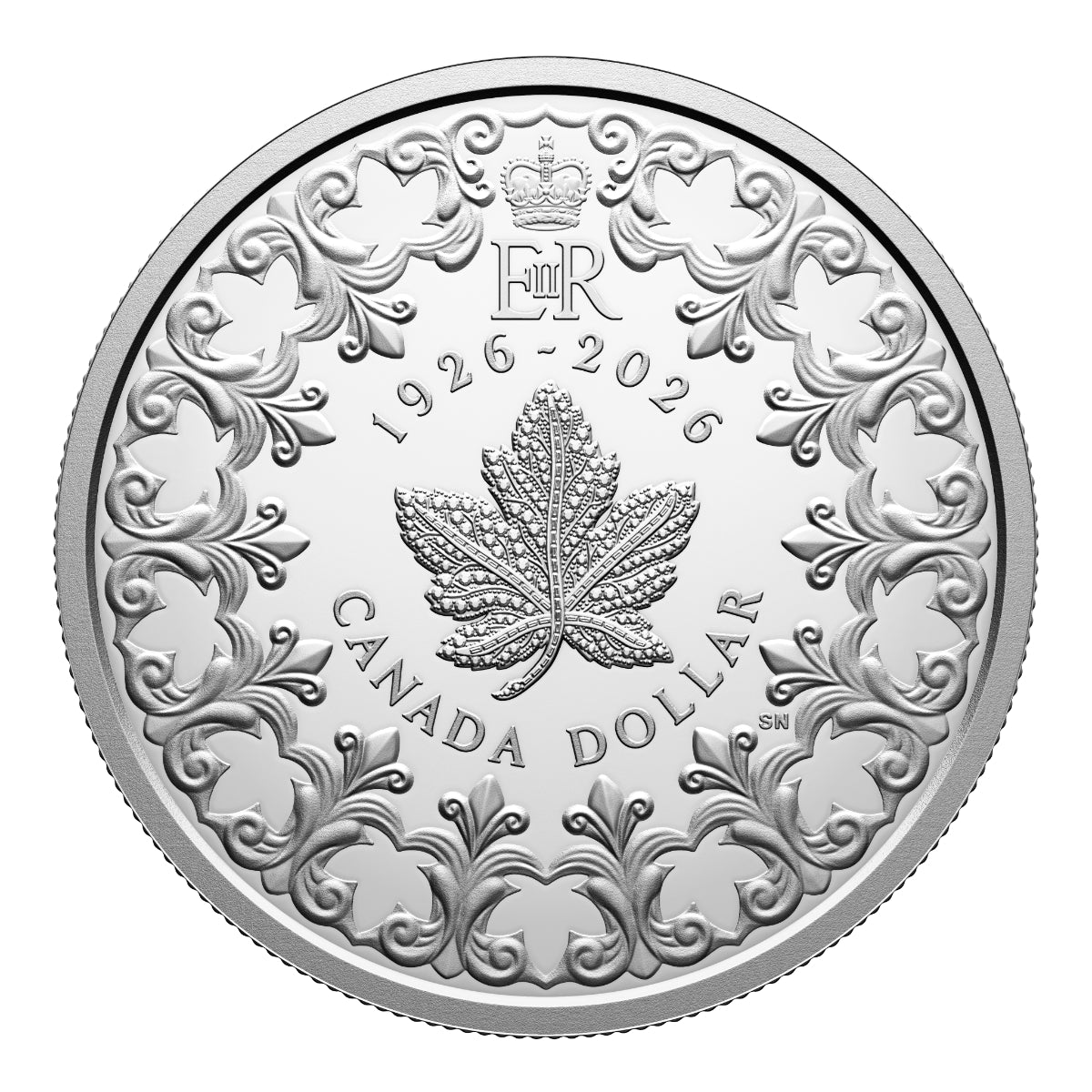2026 $1 100th Anniversary of the Birth of Queen Elizabeth II - Pure Silver Coin