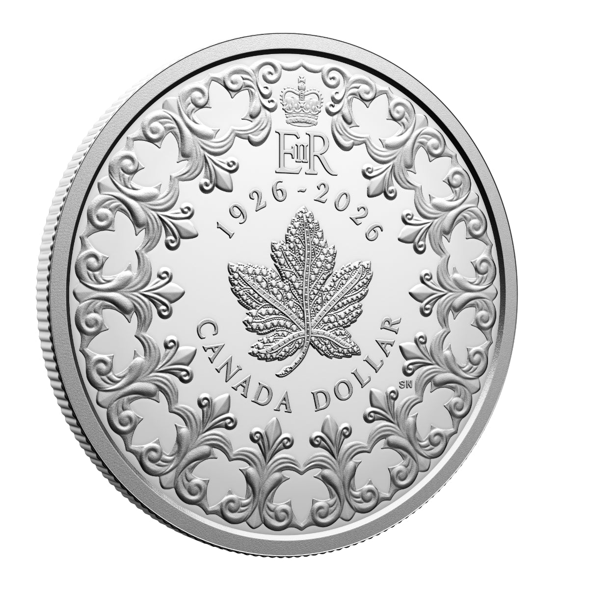 2026 $1 100th Anniversary of the Birth of Queen Elizabeth II - Pure Silver Coin