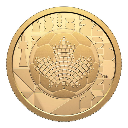 2026 $100 FIFA World Cup 2026<sup>TM/MC</sup>: The Beautiful Game - Pure Gold Coin