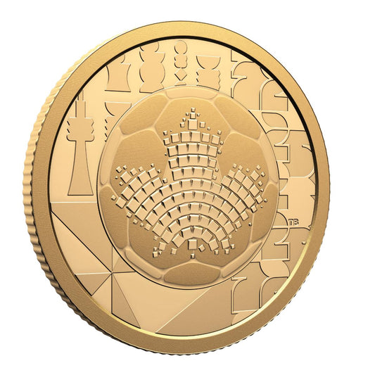 2026 $100 FIFA World Cup 2026<sup>TM/MC</sup>: The Beautiful Game - Pure Gold Coin