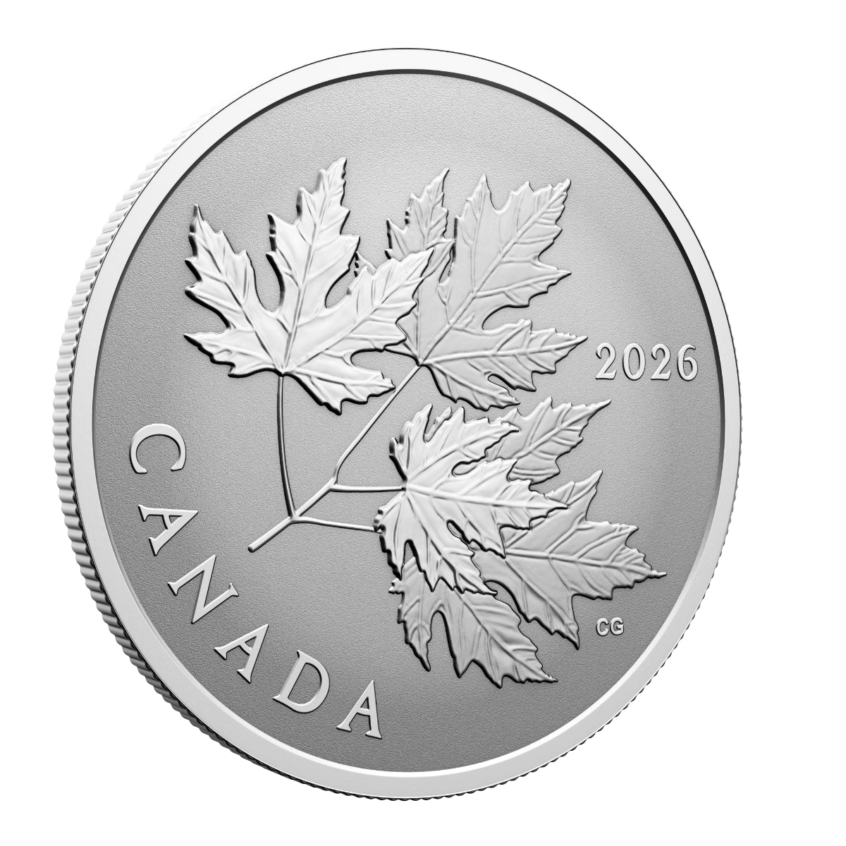 2026 $10 Gleaming Maple Leaves - Pure Silver Coin