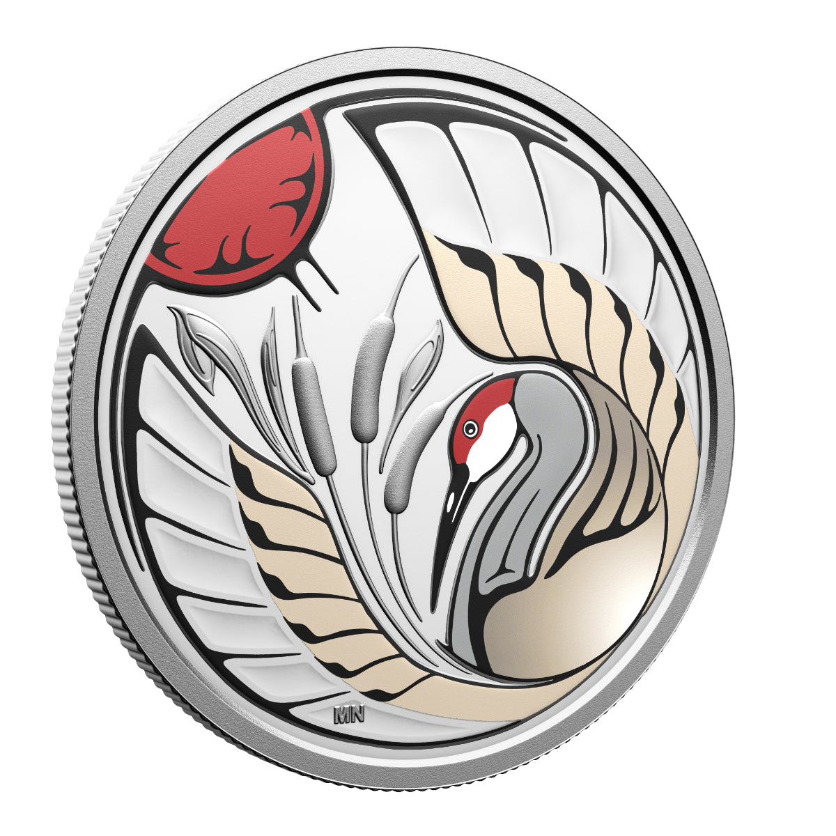 2026 $15 Clan Animals: Sandhill Crane - Pure Silver Coin With Subscription Box