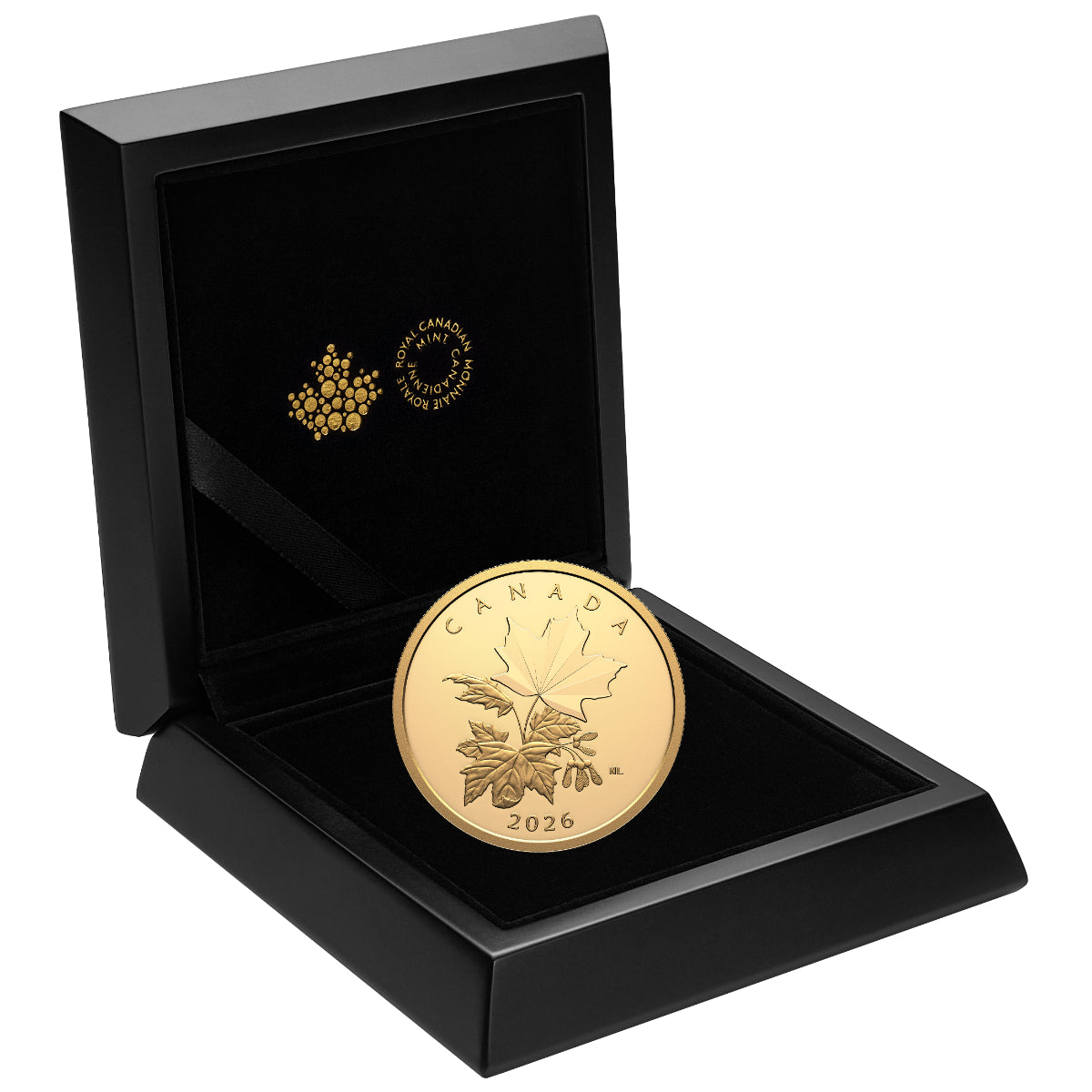 2026 $200 Multifaceted Maple Leaves - Pure Gold Coin