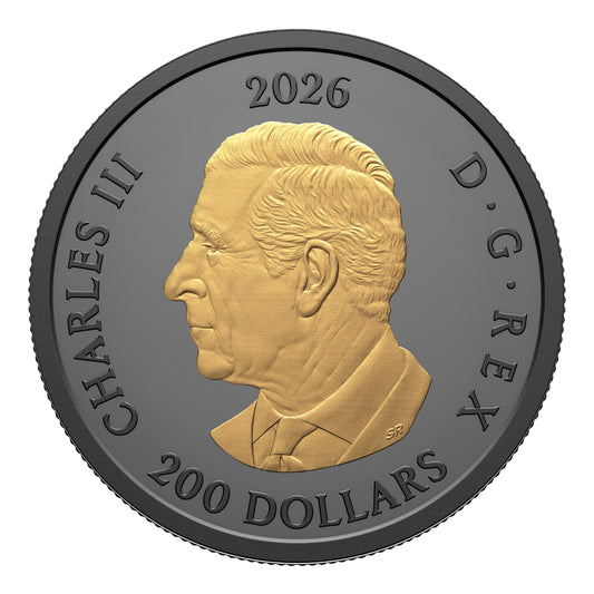 2026 $200 Triple Maple - Pure Gold Coin