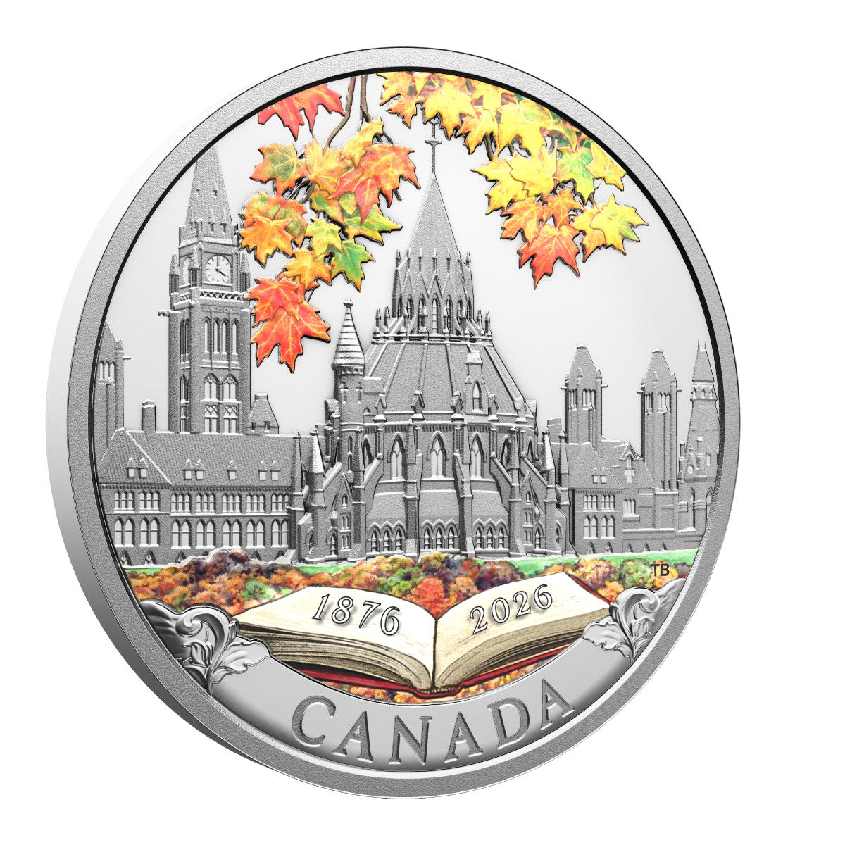 2026 $20 150th Anniversary of The Library of Parliament - Pure Silver Coin