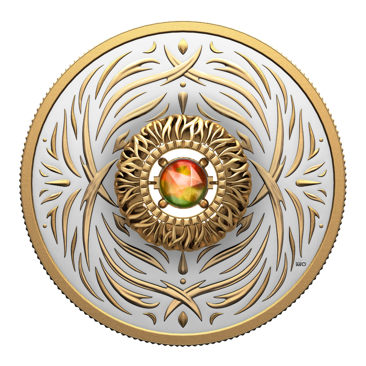 2026 $20 Dancing Ammolite- Elements of Nature: Fire - Pure Silver Coin