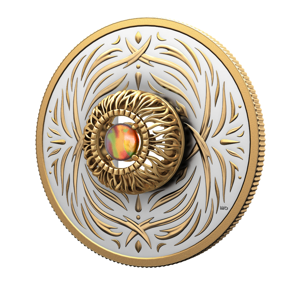 2026 $20 Dancing Ammolite- Elements of Nature: Fire - Pure Silver Coin